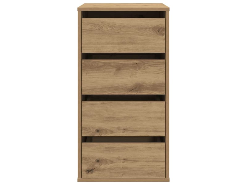 Commode chambre adulte, commode d'angle chêne artisanal 40x41x76 cm bois d'ingénierie  - Conforama D