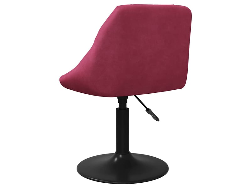  Tabouret de bar, chaise de bar rouge bordeaux velours shl96718  - Conforama E