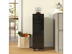 Buffet 1 porte(s) - 24.2 cm coloris noir