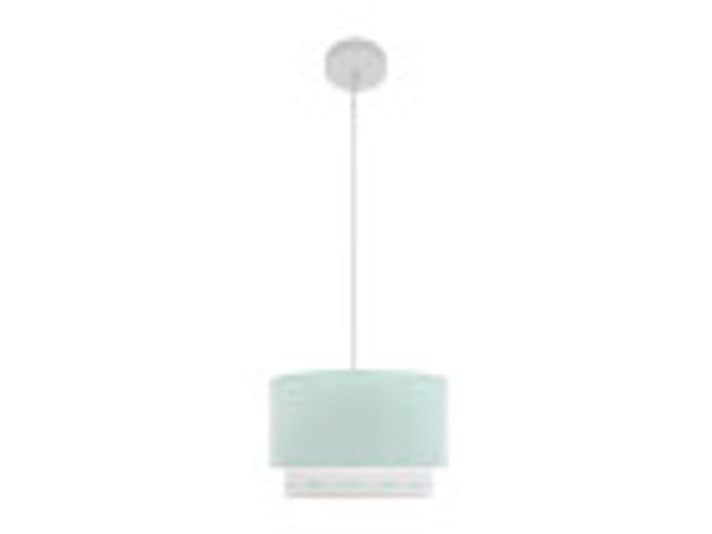 Suspension enfant fabrilamp trazos vert d'eau 1xe27 hauteur réglable 30-76 cm ø30 cm 111293048 - Conforama B