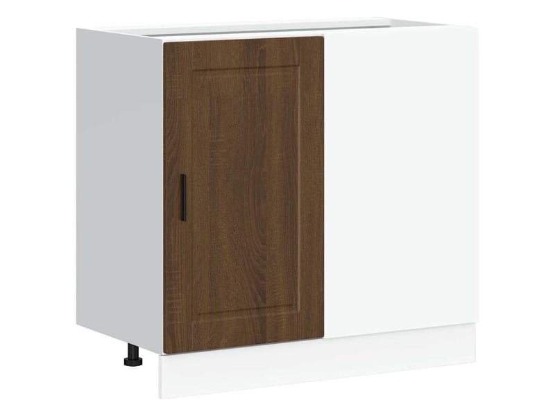 Meuble de rangement, armoire de cuisine porto chêne marron bois d'ingénierie shl7590 - Conforama A