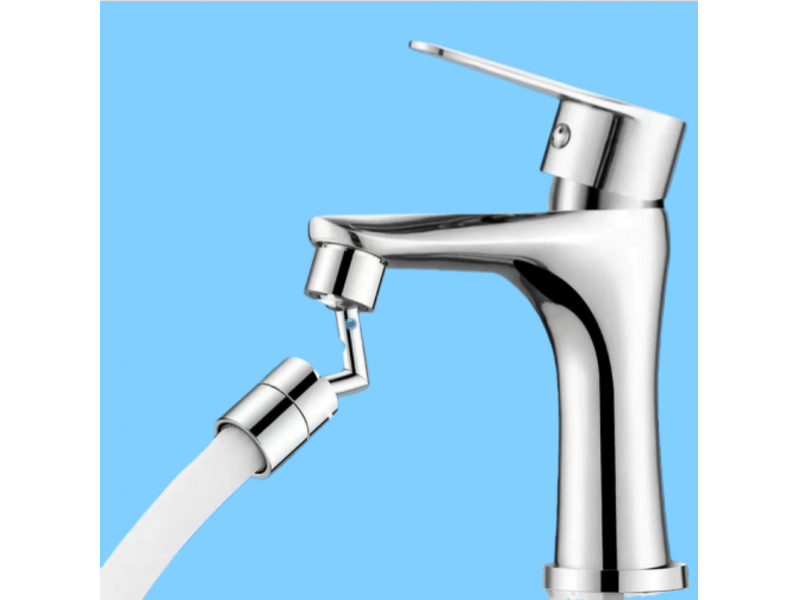  Robinet universel, conception à double chasse d'eau à sept positions, rallonge rotative anti-éclaboussures  - Conforama D