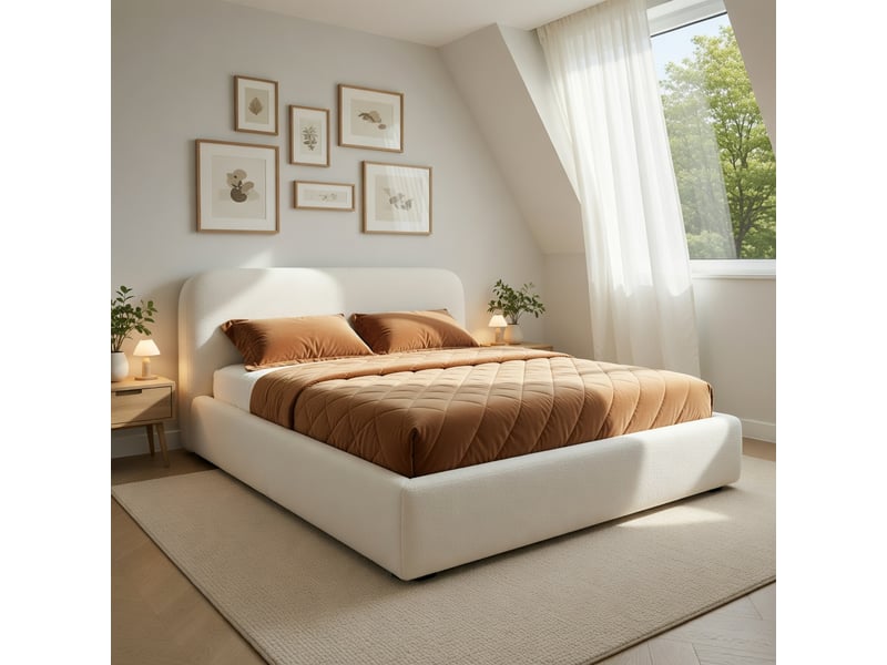  Canapé-lit pour enfant 90 × 200 cm, avec lit coulissant, forme en l, velours, vert  - Conforama B