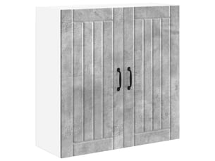 Armoire de cuisine gris béton 80x31x80cm bois d'ingénierie shl6338