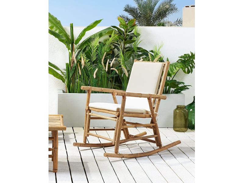  Fauteuil à bascule de jardin frigole bambou marron  - Conforama B