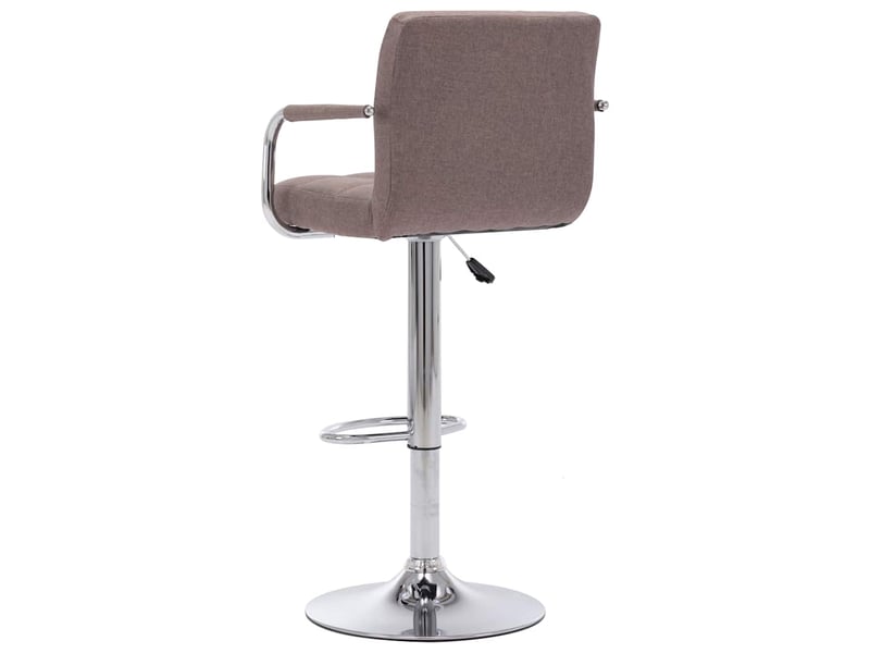  Tabouret de bar, chaise de bar taupe tissu shl2017  - Conforama D