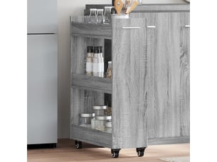 Armoire     <strong></strong> <strong></strong> coloris gris largeur 60 cm
