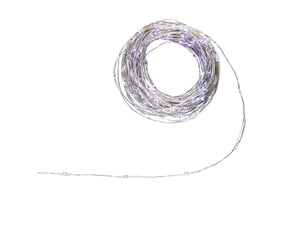 Guirlande lumineuse d'extérieur 5 m 100 led blanc froid fil cuivre 13 fonctions sur secteur