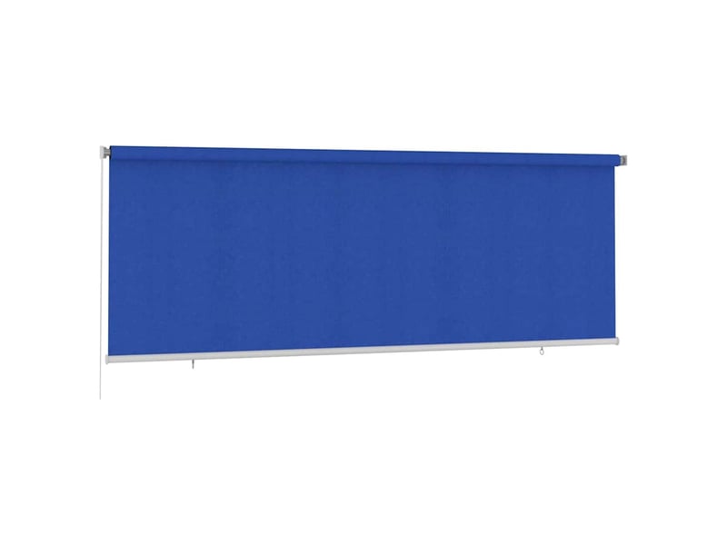  Store enrouleur, store roulant d'extérieur 405 (l) x 140 (h) cm bleu hdpe cf47399  - Conforama A
