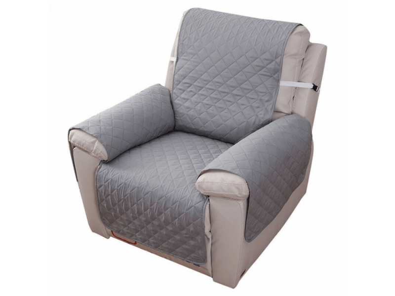  Housse de chaise - gris 55 x 200 cm housse fauteuil relax 1 place, housse de canapé protecteur inclinable imperméable pour chambre  - Conforama A