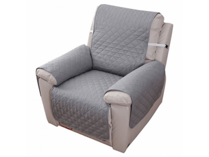 Housse de chaise - gris 55 x 200 cm housse fauteuil relax 1 place, housse de canapé protecteur inclinable imperméable pour chambre