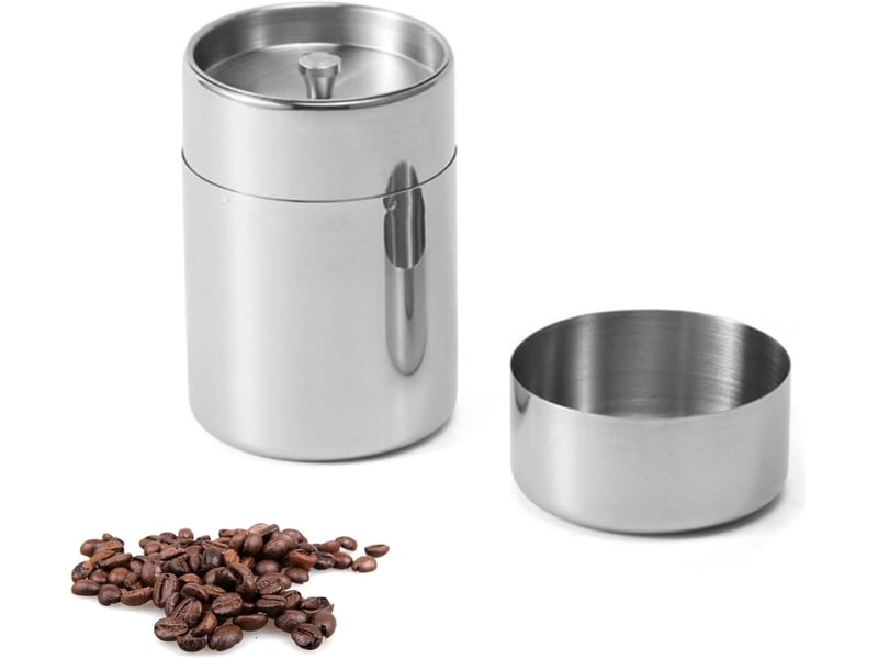  Boite à cafe moulu hermétique, boite à thé vrac pot à café avec couvercle à double joint pour café, poudre, sucre, thé OGS005637LL - Conforama A