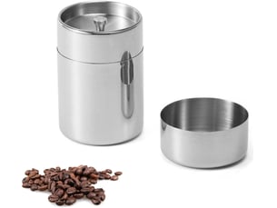Boite à cafe moulu hermétique, boite à thé vrac pot à café avec couvercle à double joint pour café, poudre, sucre, thé