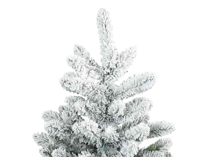  Sapin de noël - arbre de noël artificiel à branches pliantes, duveteux de neige  - Conforama D