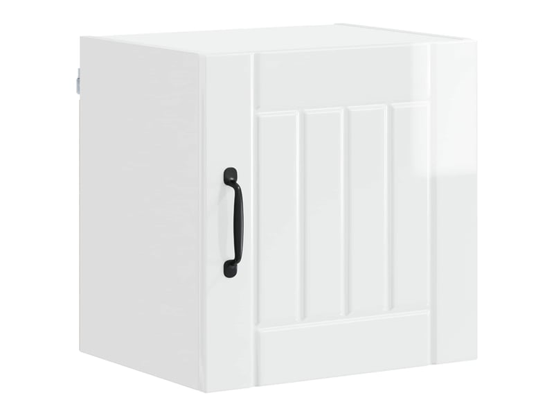  Meuble mural de cuisine, armoire de cuisine blanc brillant 40x31x40cm shl5651  - Conforama A