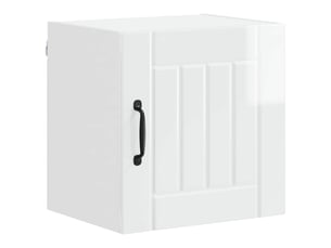 Meuble mural de cuisine, armoire de cuisine blanc brillant 40x31x40cm shl5651