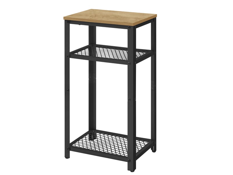  Table de chevet - leobert - chêne artisan - 40 x 30 x 75 cm  - Conforama A