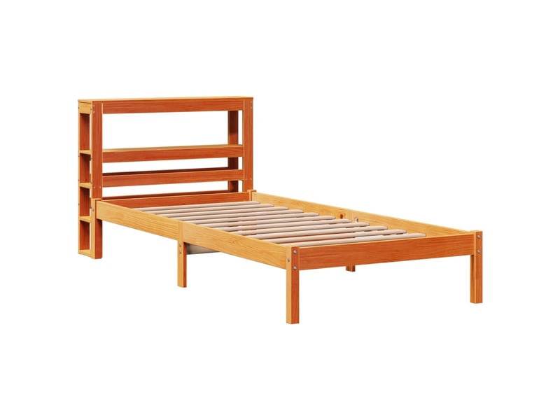  Lit simple- lit adulte -  cadre de lit et tête de lit sans matelas  marron 100x200 cm  - Conforama B