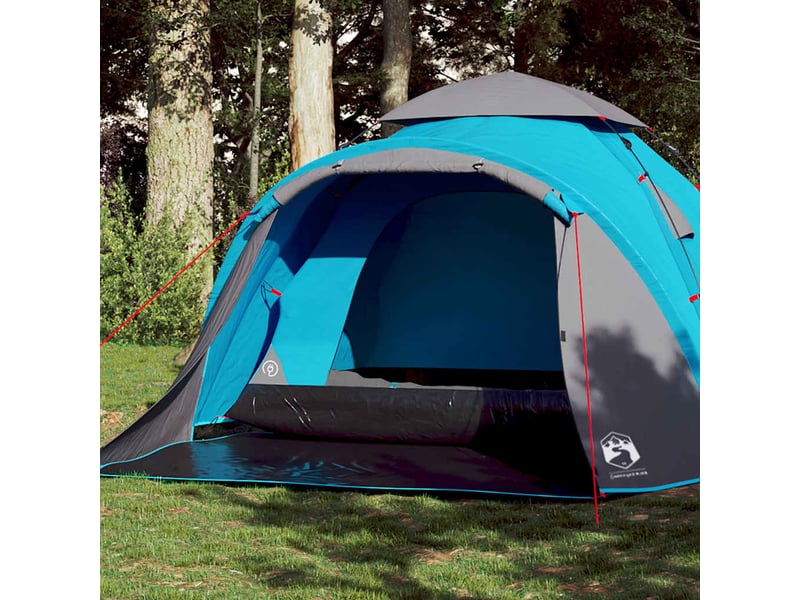 Tente de camping, tente à dôme 3 personnes bleu libération rapide shl14789 - Conforama B