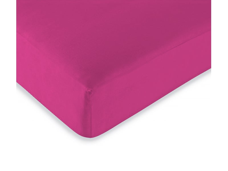  Drap housse 2 en 1 imperméable 90 x 190 cm coton 57 fils duo protect magenta CP-DHDUOPROTECT90-MAGENTA - Conforama D
