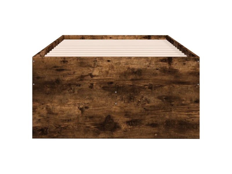  Lit simple- lit adulte -  lit de jour avec tiroirs sans matelas chêne fumé 90x200 cm  - Conforama D