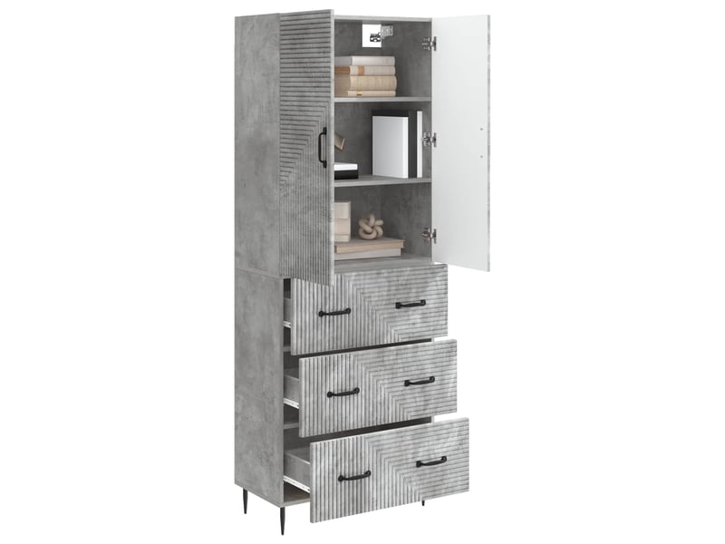  Ensemble de meubles 2 pcs, rangement de salon 66 x 34,5 x 90 cm bois d'ingénierie shl7860  - Conforama C