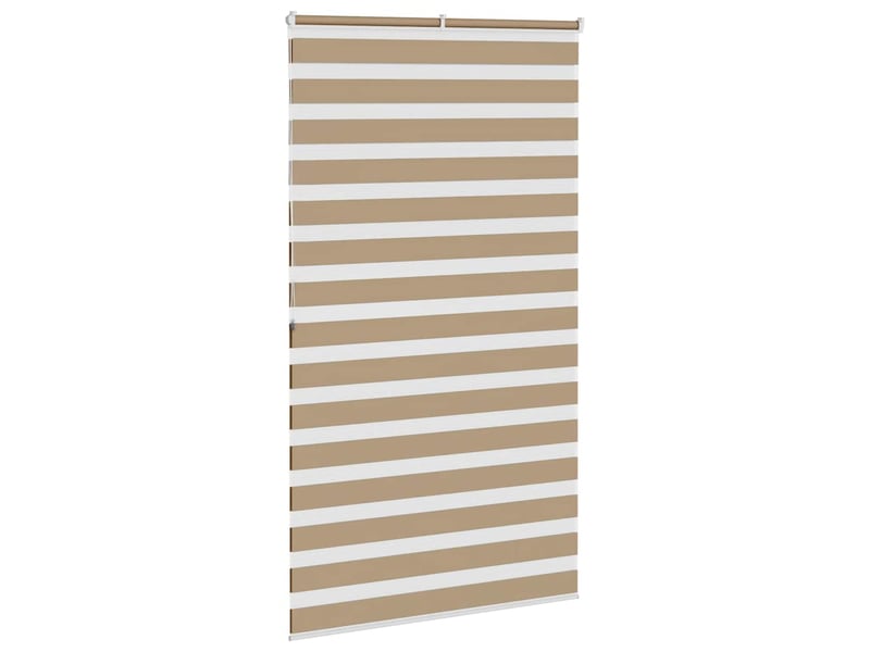  Store zèbre, store de fenêtre marron sable largeur du tissu 125,9 cm polyester cf48768  - Conforama D