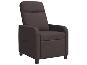 Fauteuil convertible VIDAXL  Tissu marron