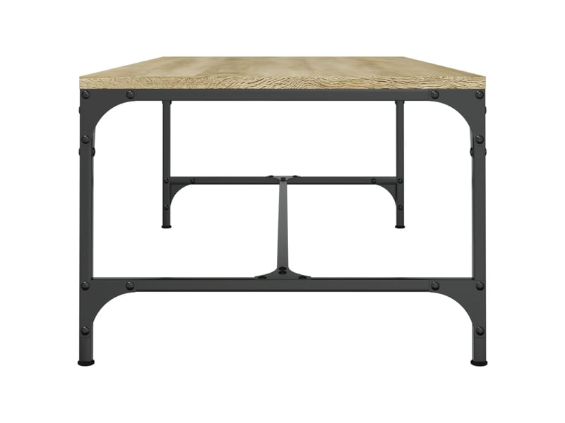  Table basse rectangulaire | table de salon chêne sonoma 100x50x35 cm bois d'ingénierie  - Conforama E