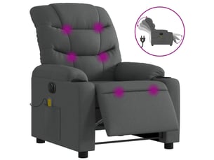 Fauteuil relax électrique  <strong></strong> Tissu gris