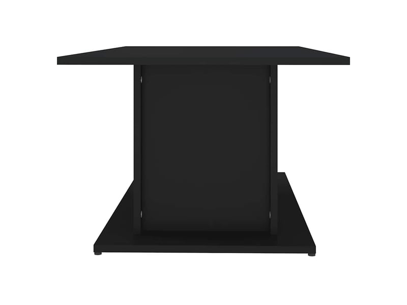  Table basse rectangulaire | table de salon noir 102x55,5x40 cm bois d'ingénierie  - Conforama E