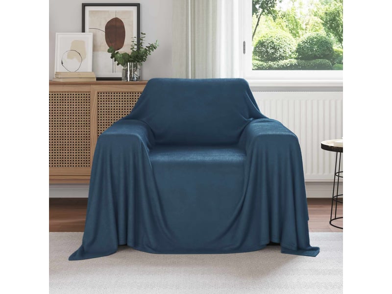  Couverture jetée de canapé 6 pcs bleu marine 210x140 cm 2.44 kg  - Conforama B