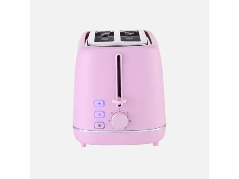  Grille-pain fabrilamp coffee 930 w 2 fentes 7 niveaux rose 19,5 x 29 x 18 cm 272011090 - Conforama C
