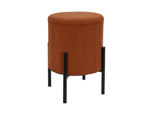 Pouf / repose pied <strong>THE HOME DECO FACTORY</strong> <strong></strong> orange