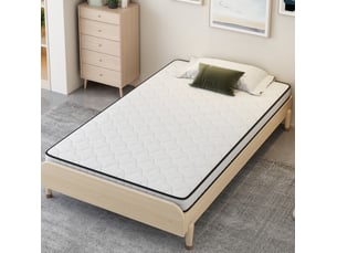 Matelas 90x190 cm MODENVIE Ressorts soutien Ferme épaisseur 10 cm