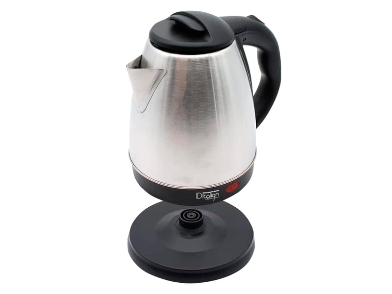  Bouilloire électrique 1,8 L – 1 500 W, finition inox et base pivotante à 360°  - Conforama C