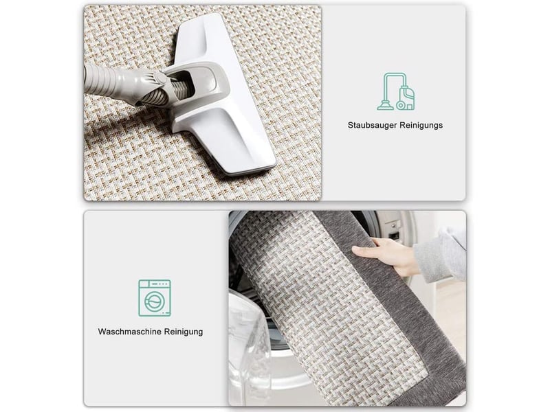  Tapis de cuisine devant évier 50x80 cm – antidérapant et lavable, gris  - Conforama D