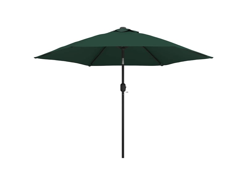  Parasol- ombrelle de jardin vert 3 m mât en acier  - Conforama B