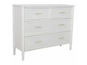 Commode en bois blanc 117x39x92 cm h