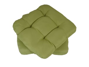 2x coussin dublin, coussins de chaise, 43x41x3cm - vert clair