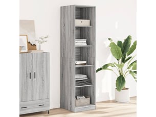 Garde-robe, armoire de rangement gris sonoma 50x50x200 cm bois d'ingénierie