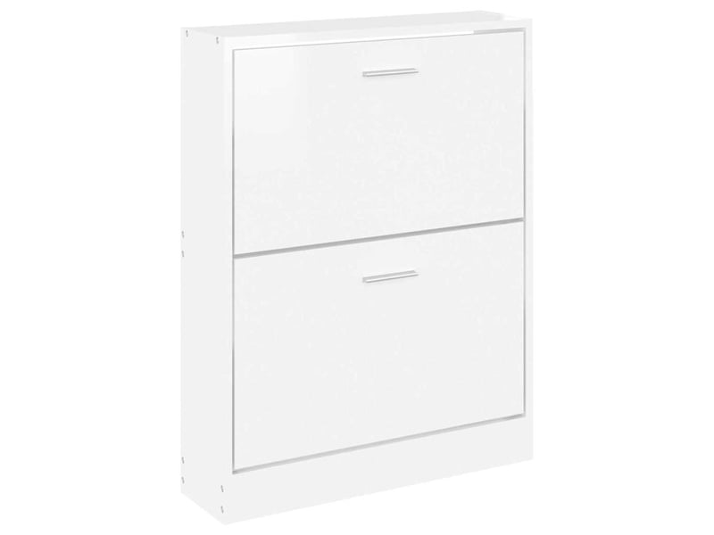  Meuble à chaussure | armoire à chaussure blanc brillant 59x17x81 cm bois ingénierie  - Conforama D