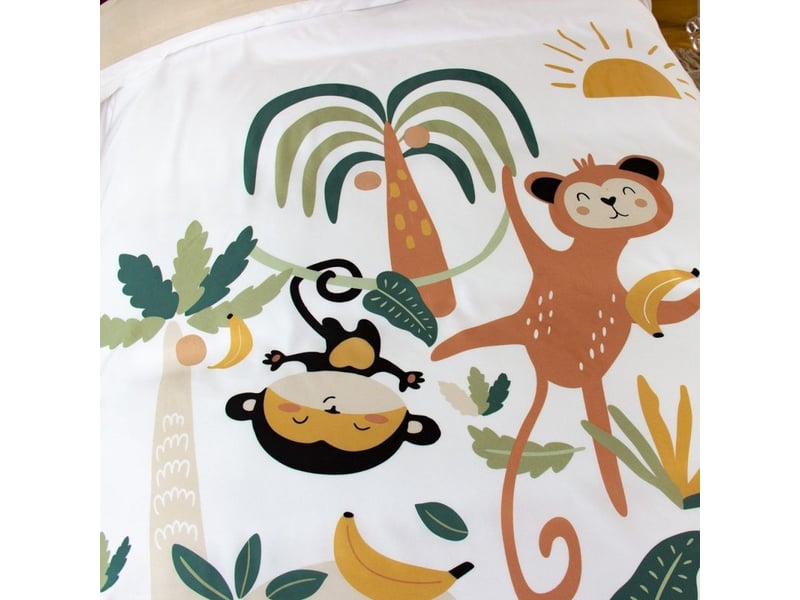 Housse de couette enfant 140x200 + 1 taie avec oreilles  - Conforama C