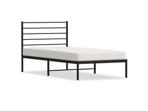 Lit simple 90x190 cm    coloris noir
