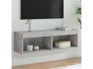 Meuble tv coloris gris 100 cm <strong></strong> <strong></strong>