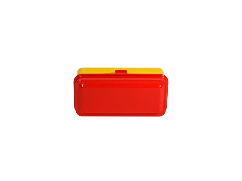 Kodak film case (120135) - boîtier compact en acier pour 8 rouleaux de film 120 ou 10 rouleaux de film 135, capot amovible, finition mate, design moderne, protection poussière et humidité - rouge - Conforama C