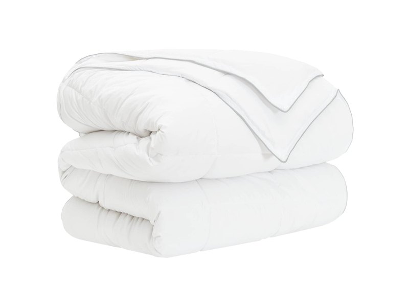  Duvet - couette complet toute l'année blanc 140 x 220 cm fibre de bambou  - Conforama A