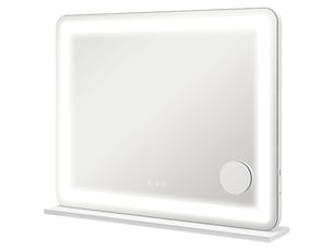 Miroir  habilleuse coloris blanc <strong></strong>  <strong></strong> - 80 cm x 80 cm
