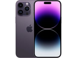 Smartphone iphone 14 pro max 128 go double sim 5g deep purple reconditionné