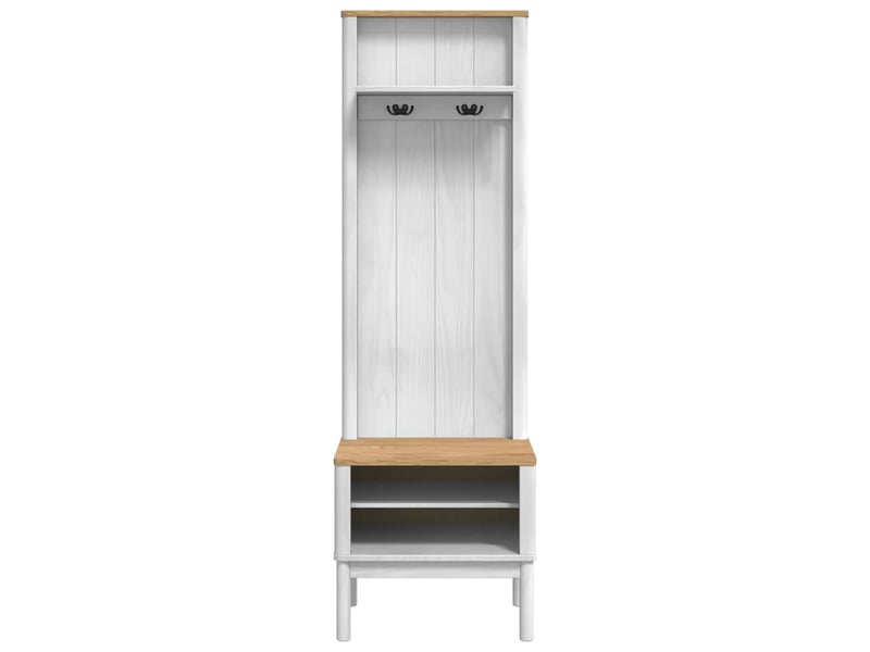 Banc de couloir floro blanc 50x40x158 cm - Conforama E